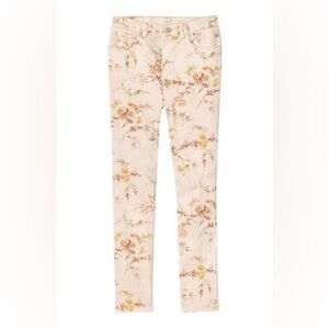 Rebecca Taylor La Vie Belle Ines Floral Ankle Cut Straight Jeans Size 29